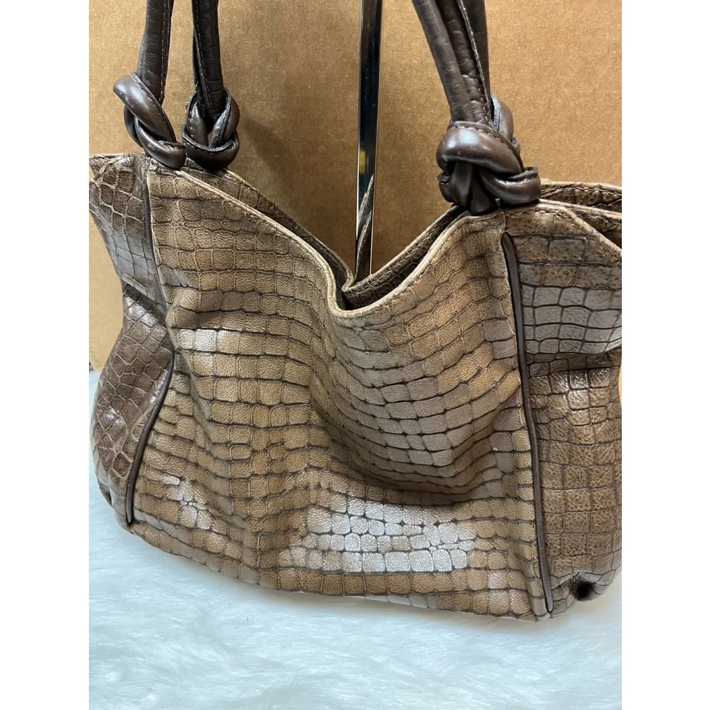 Boots N’ Bags Brown Leather Large Shoulder Handbag
PreOwned. Con - Picture 6 of 10